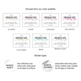 White Matt or Glossy Rectangular Product Labeling Sticker - XOXOKristen