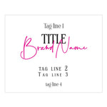 White Matt or Glossy Rectangular Product Labeling Sticker - XOXOKristen