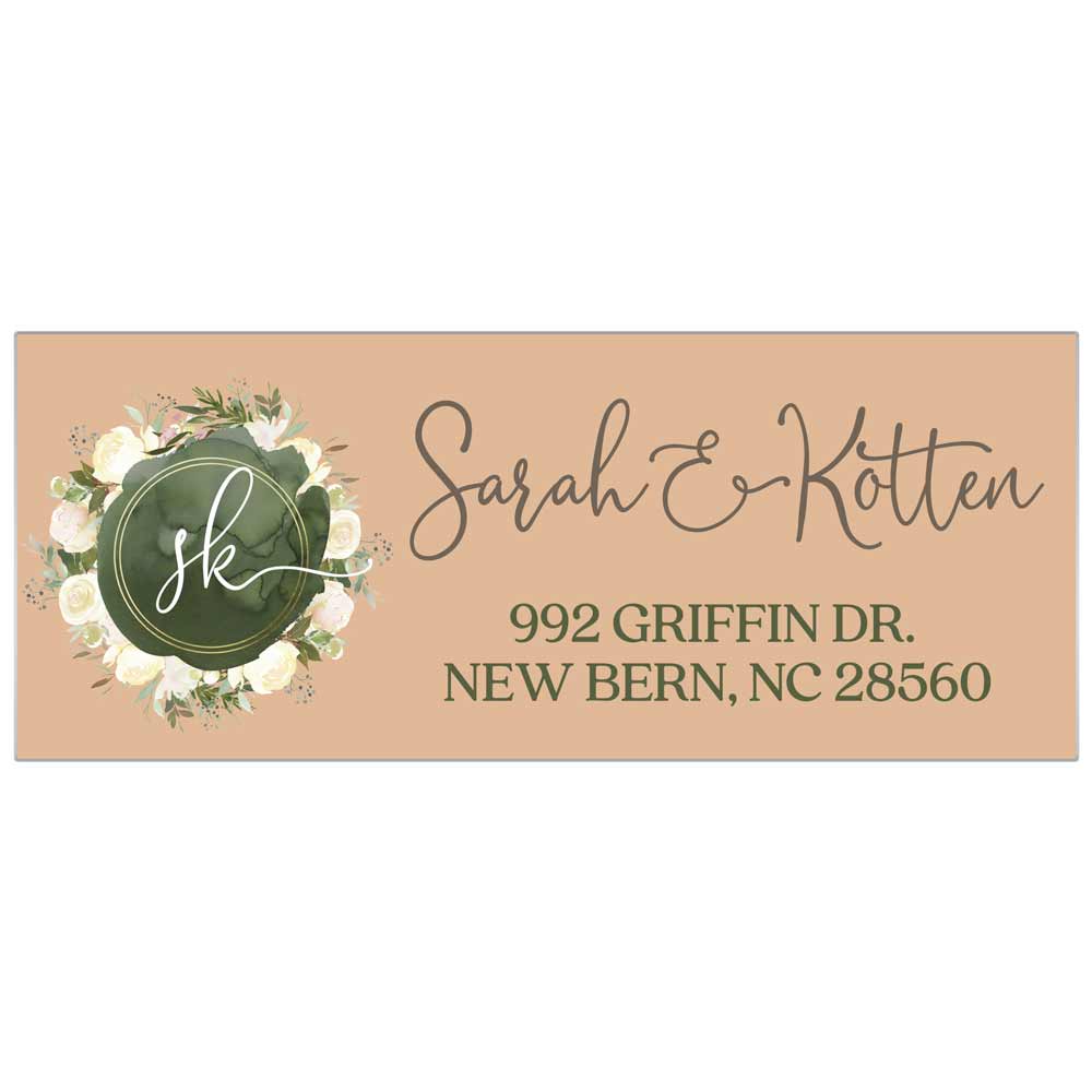 White Roses Address Label - XOXOKristen