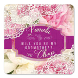 Will you be my Godmother Pink Puzzle Proposal - XOXOKristen