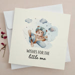 Wishes for the Little One Baby Boy Card - XOXOKristen
