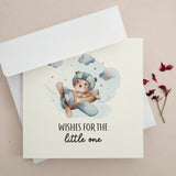 Wishes for the Little One Baby Boy Card - XOXOKristen