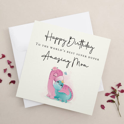 Worlds best Mom Birthday Card - XOXOKristen