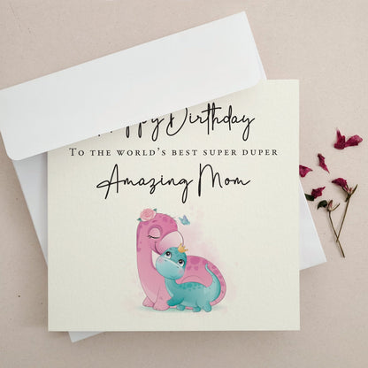 Worlds best Mom Birthday Card - XOXOKristen