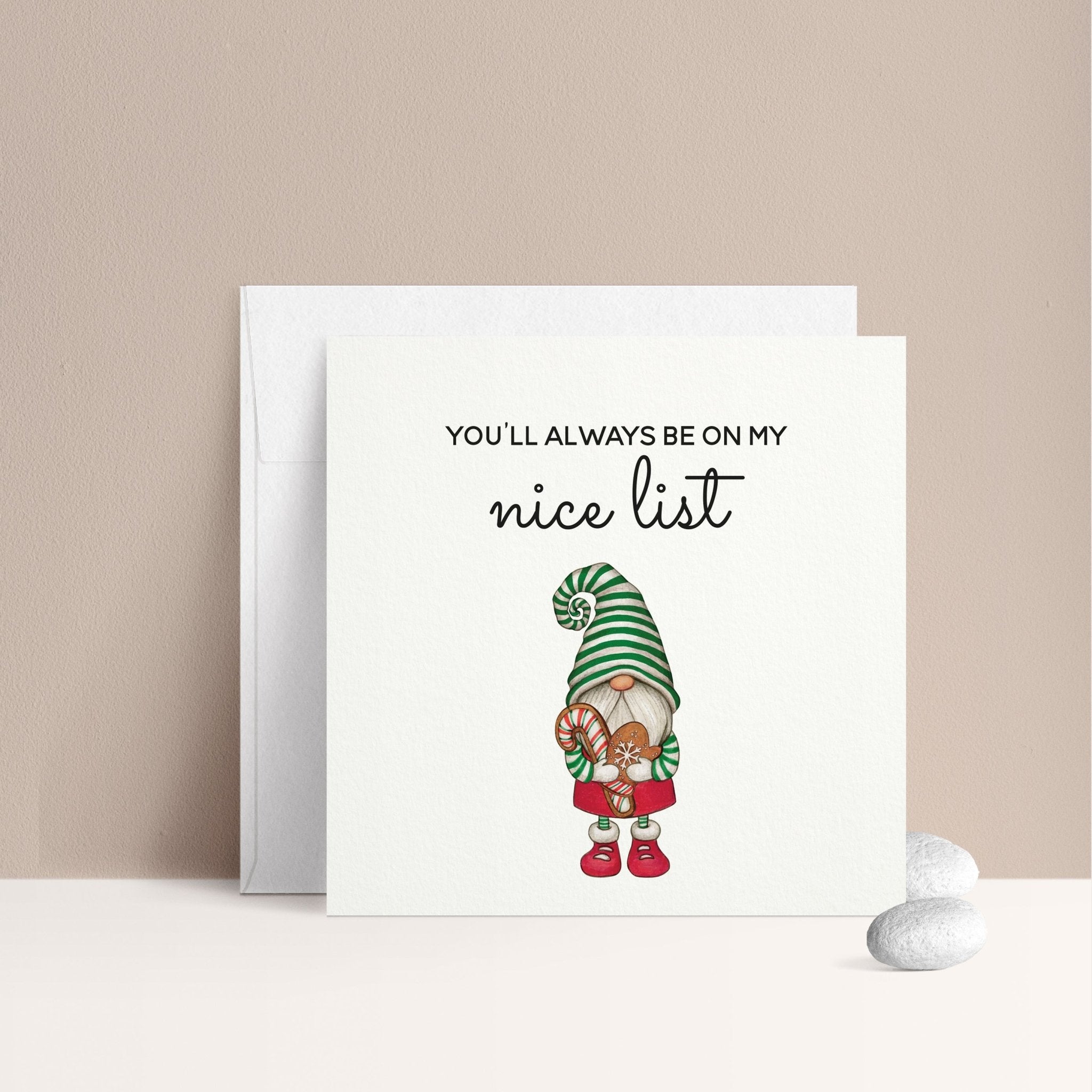 You’ll Always be on my Nice List Christmas Card - XOXOKristen